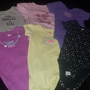 Lot of 6 onesies